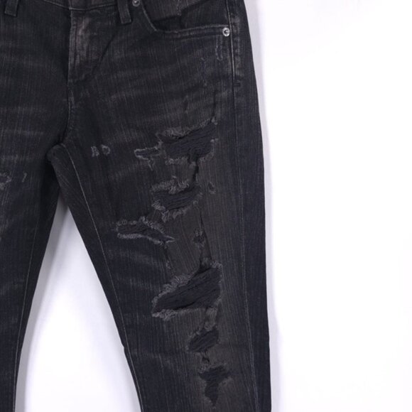 NWT AGOLDE USA🇺🇸MADE CHLOE‎ Low Rise Slim LIVERPOOL Jeans A001-2029 Size 25 - Picture 13 of 16